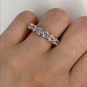 Gold Rhinestone Ring